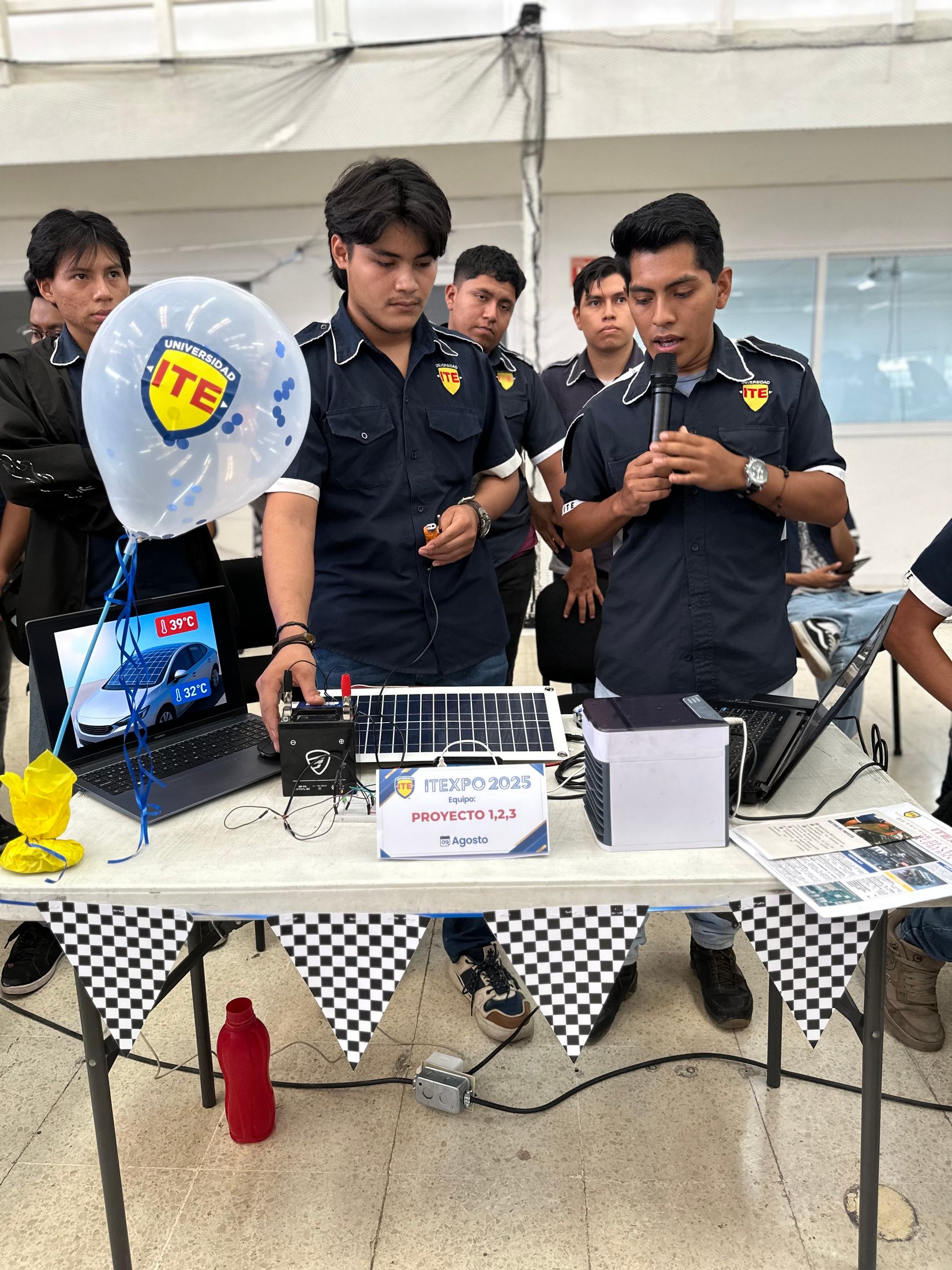 Proyecto de electrónica presentado en ITE EXPO 2025